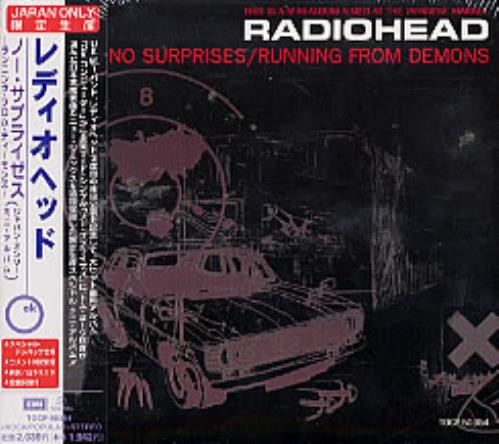 洋楽 RADIOHEAD No Surprises/Japan Only Promo Radiohead No Surprises/Running From Demons Japanese Promo CD